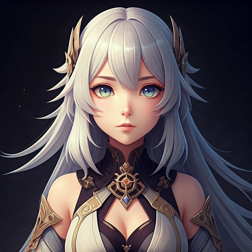 Ethereal Hero Transcends in 3D Anime Art