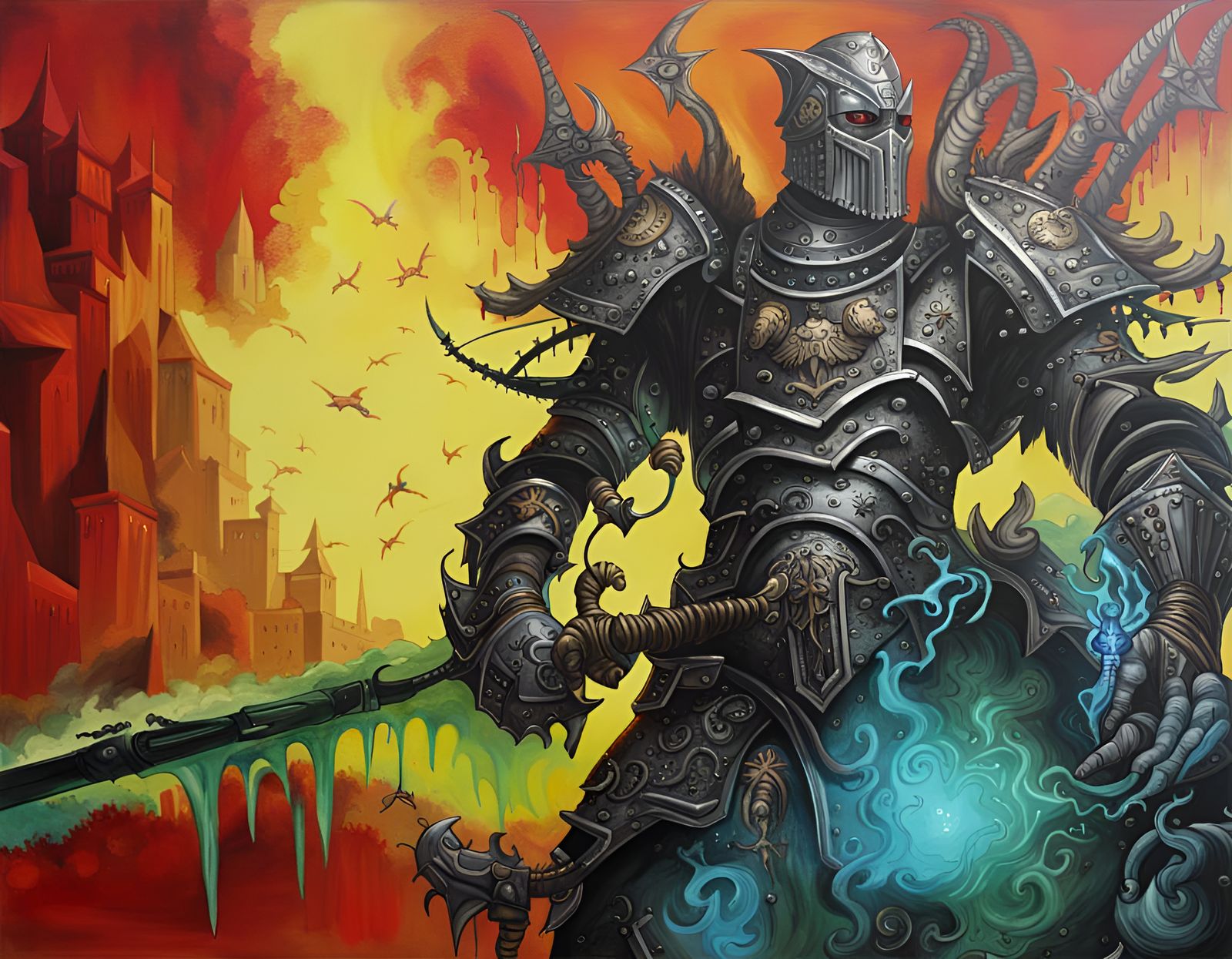 Gothic Midevil/ Sci Fi Knight