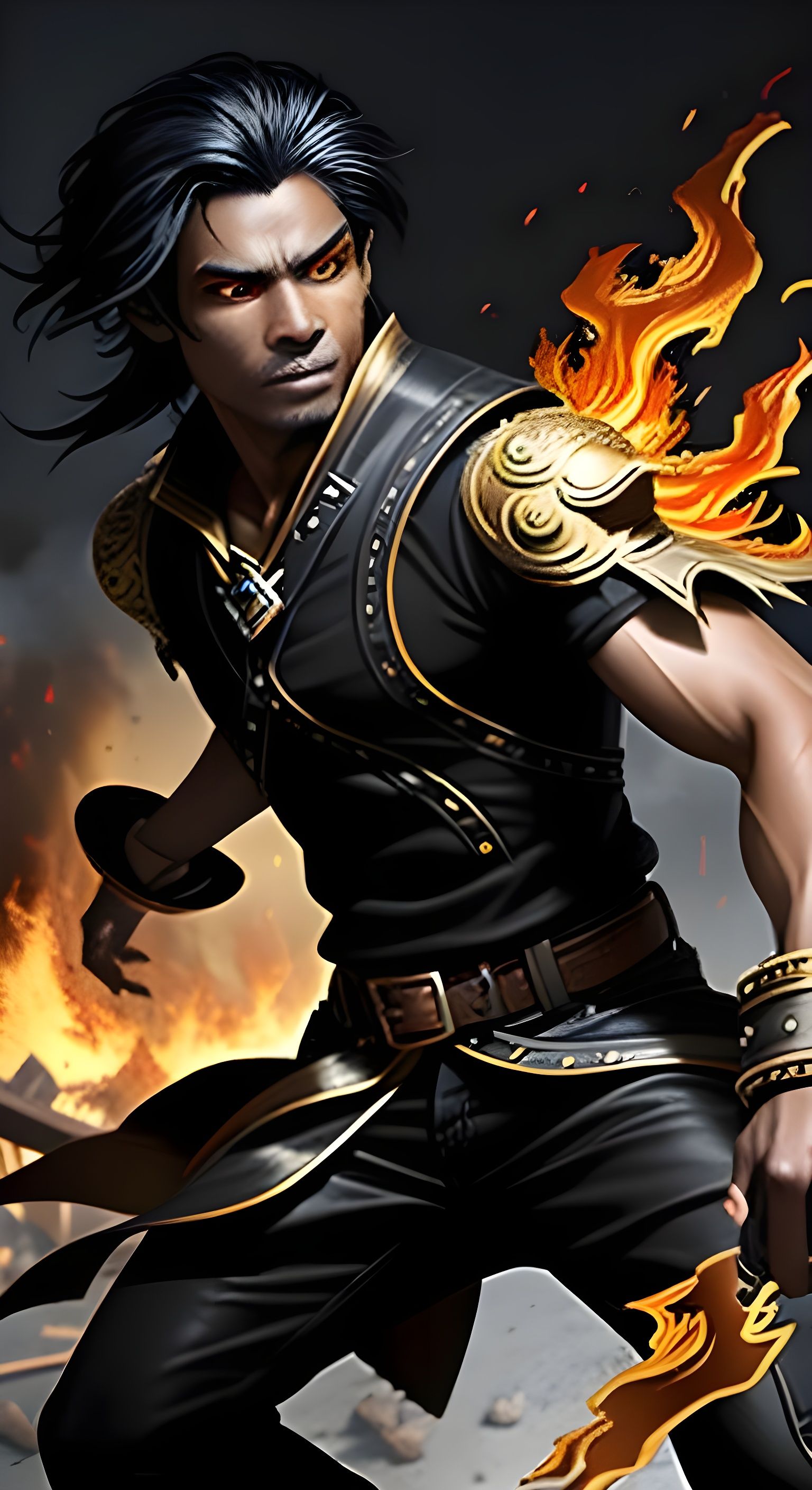 Teen Juggler Dancing in Ruins