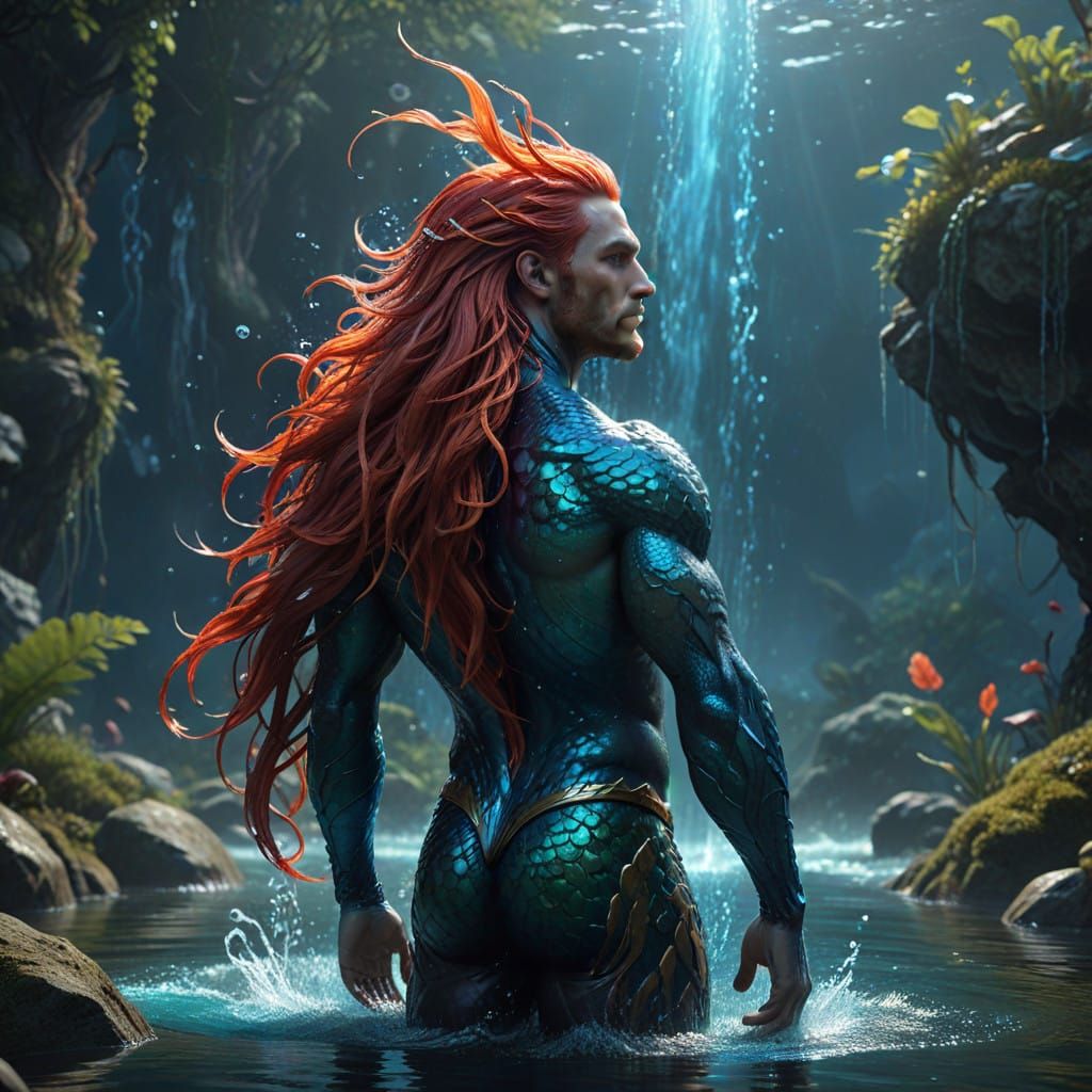 Majestic Merman Revealed in Unreal Engine 5 Photorealism