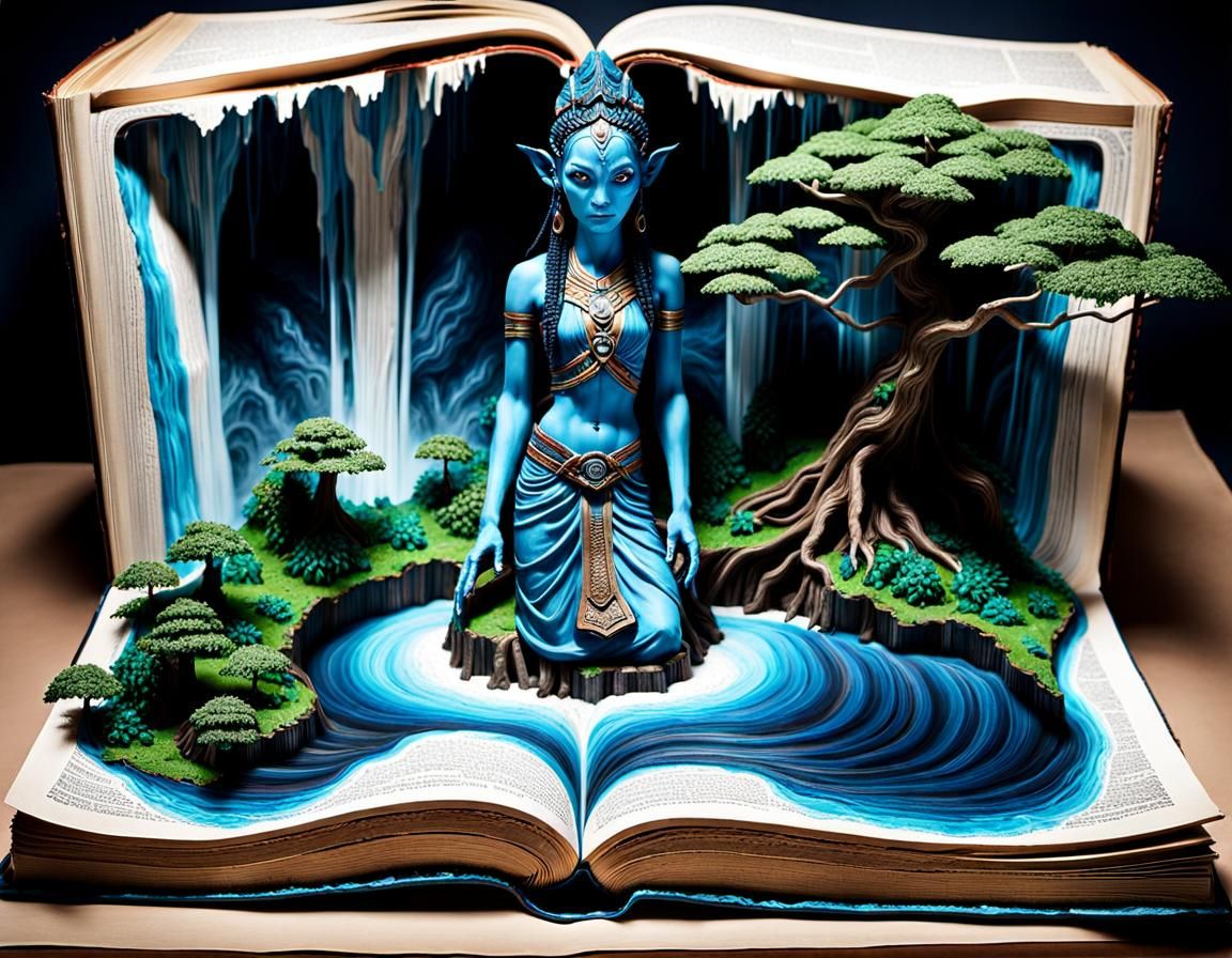 Movie Avatar – Neytiri te Tskaha Mo'at'ite – Coming out from...