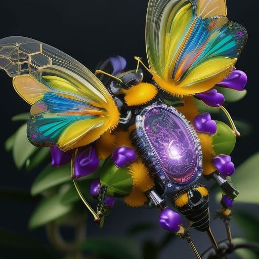 A Honeybee Flower Maker, Potential Increase of Pollen _ #03