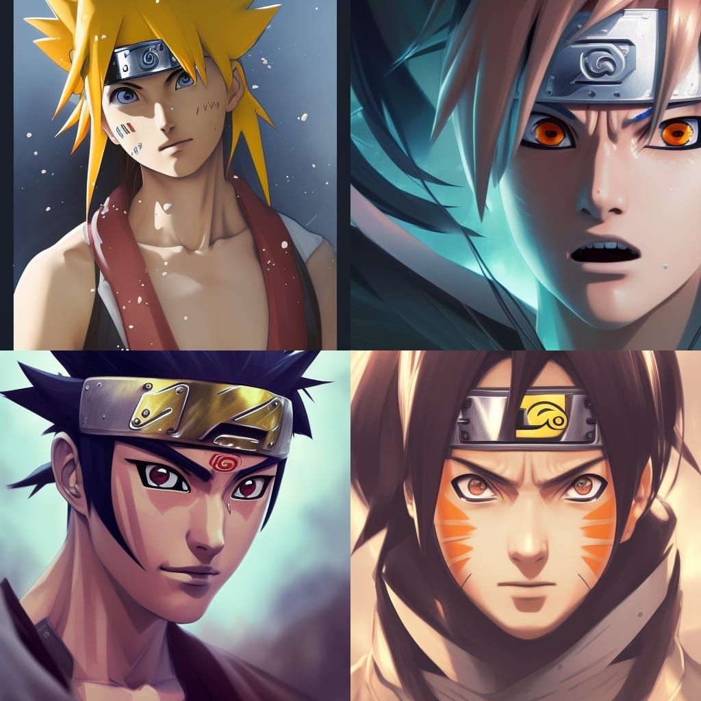 Hyperdetailed Naruto Portrait in Unreal Engine 5