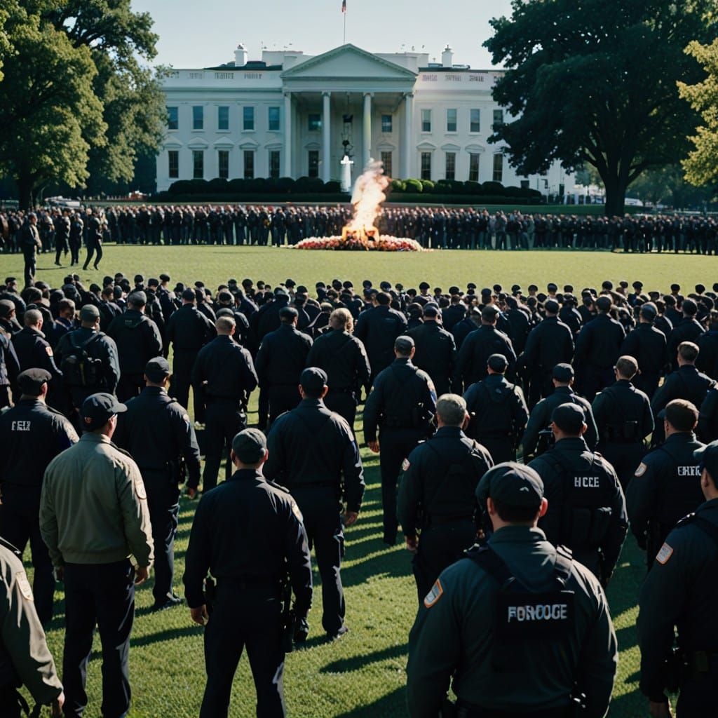 Epic Cinematic Scene: Government Agents Confront Protesters ...