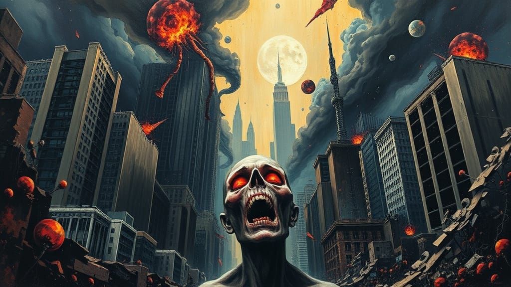 Surrealist Nightmare Unfolds in a World in Chaos