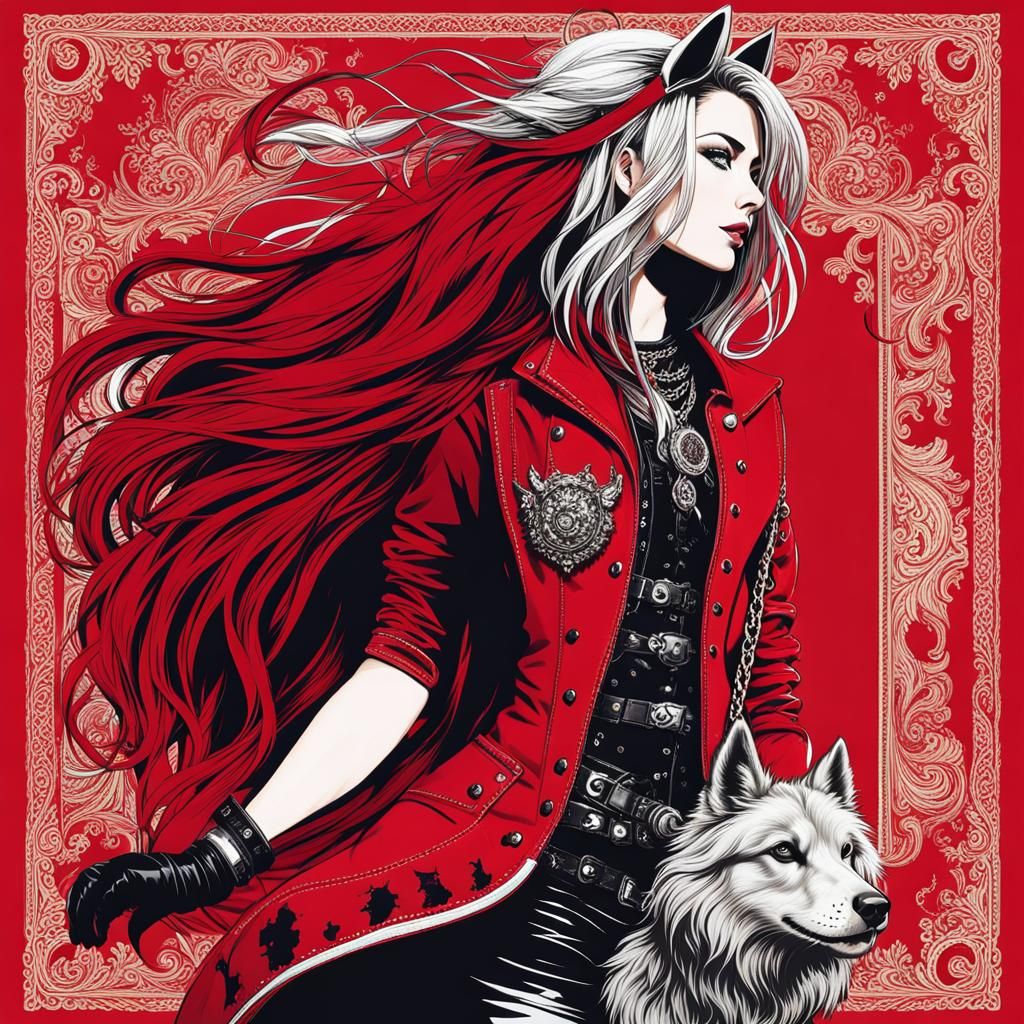 Little Red Riding Hood and Wolf Picnic