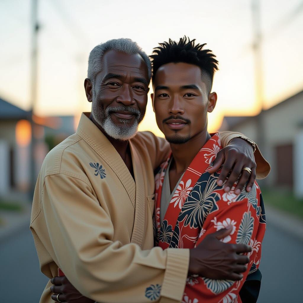 Dual Heritage Portrait in Cinematic Style