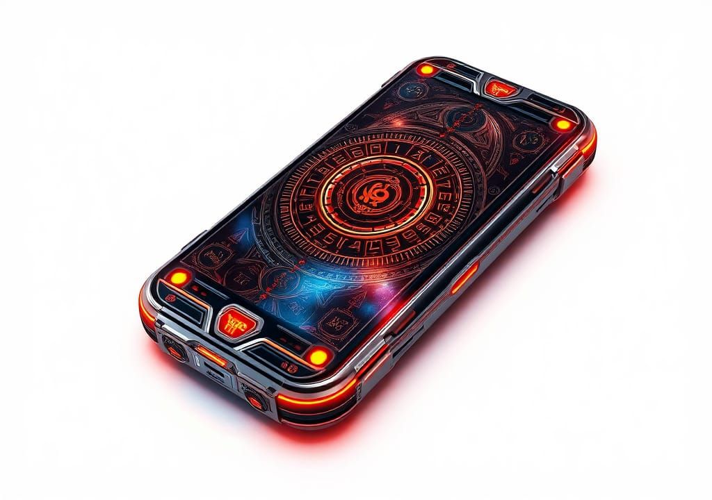 Futuristic Mobile Phone Concept Art in 8K