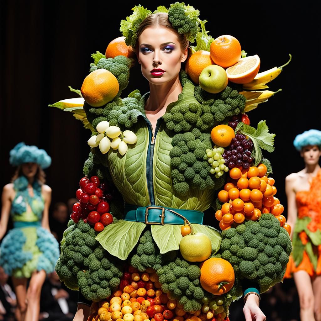clothes made of food