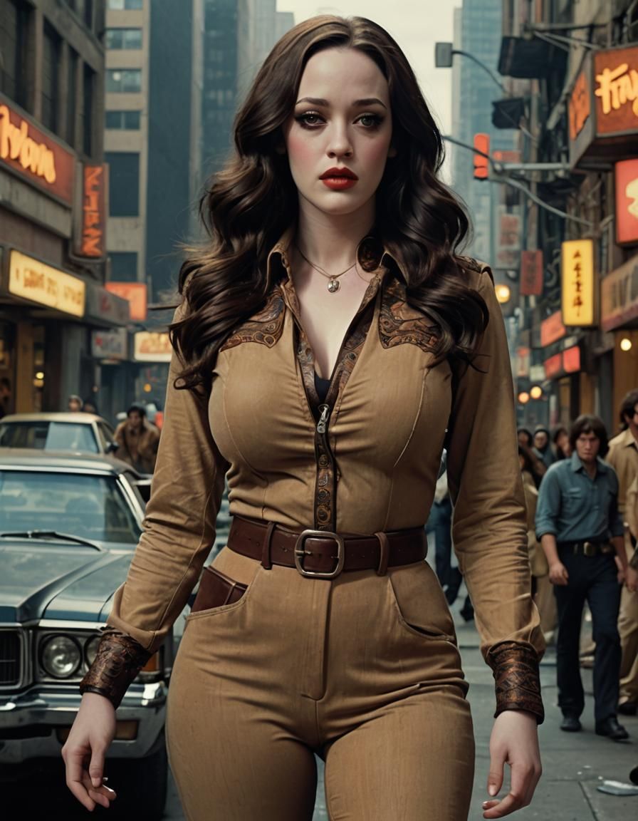 1970's Action hero Kat Dennings