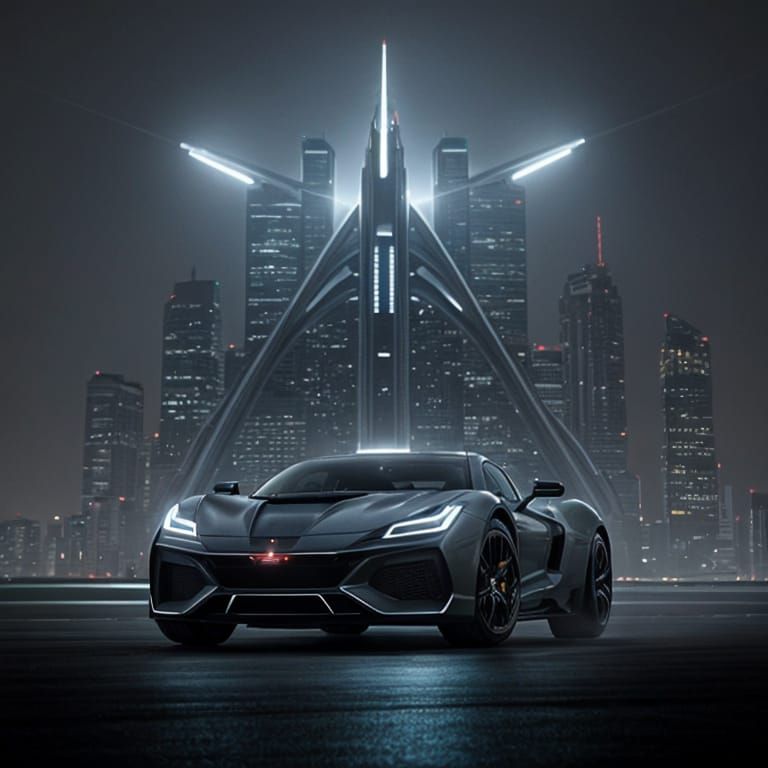 Surreal Futuristic Sports Car Design