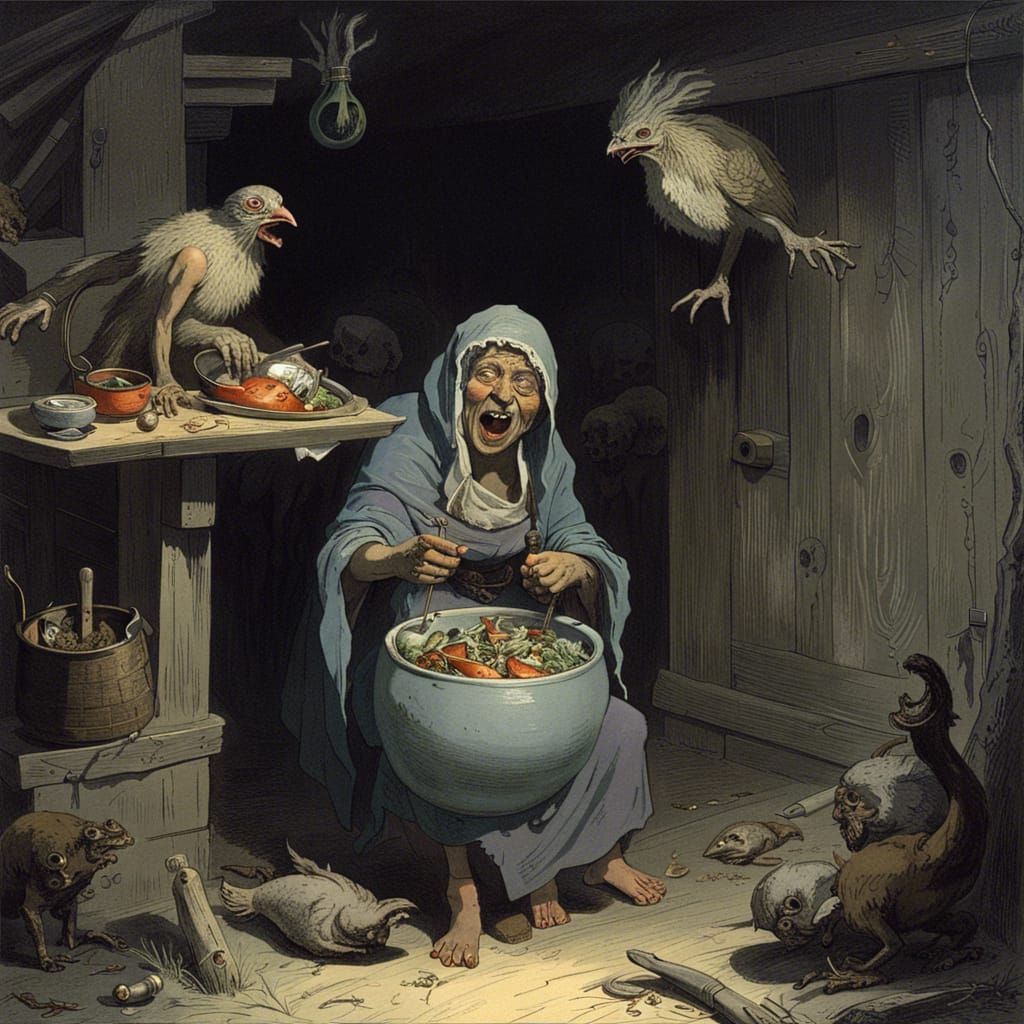 Baba Yaga's Fish Head Feast