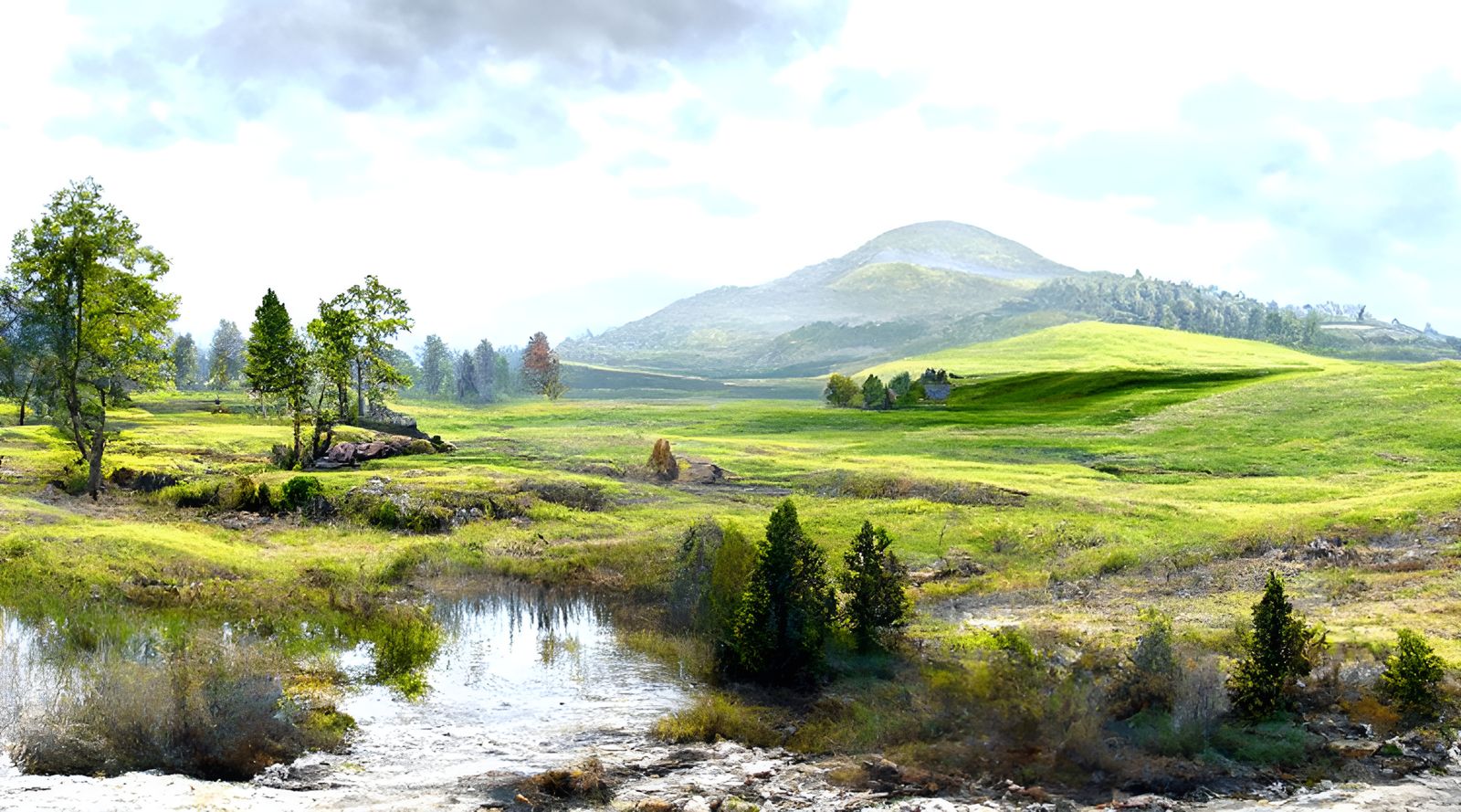 Detailed English Landscape Vista Photography