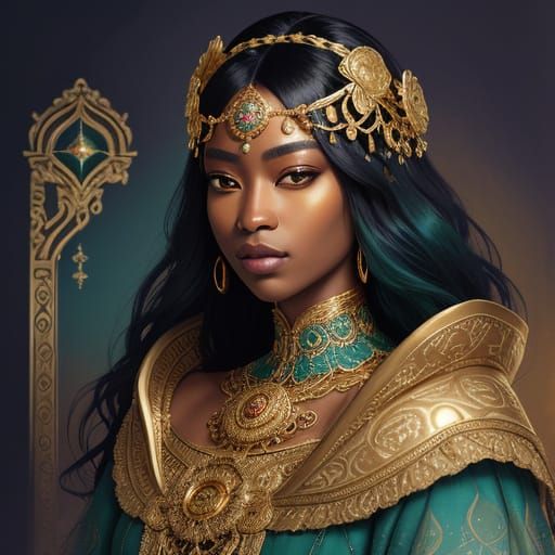 Golden Lace Queen in Crescendo Light