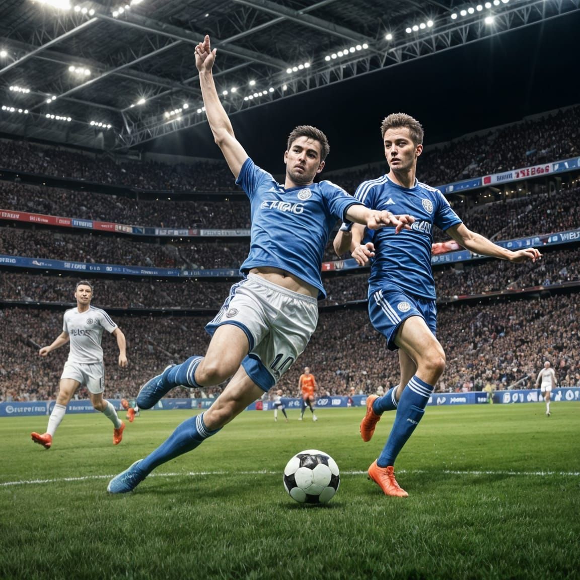 Hyperrealistic Soccer Game in High Definition