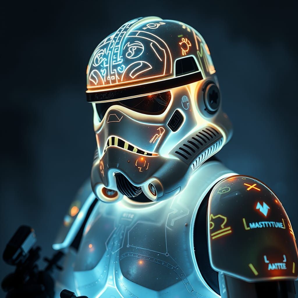 Prismatic Stormtrooper Etched in Light