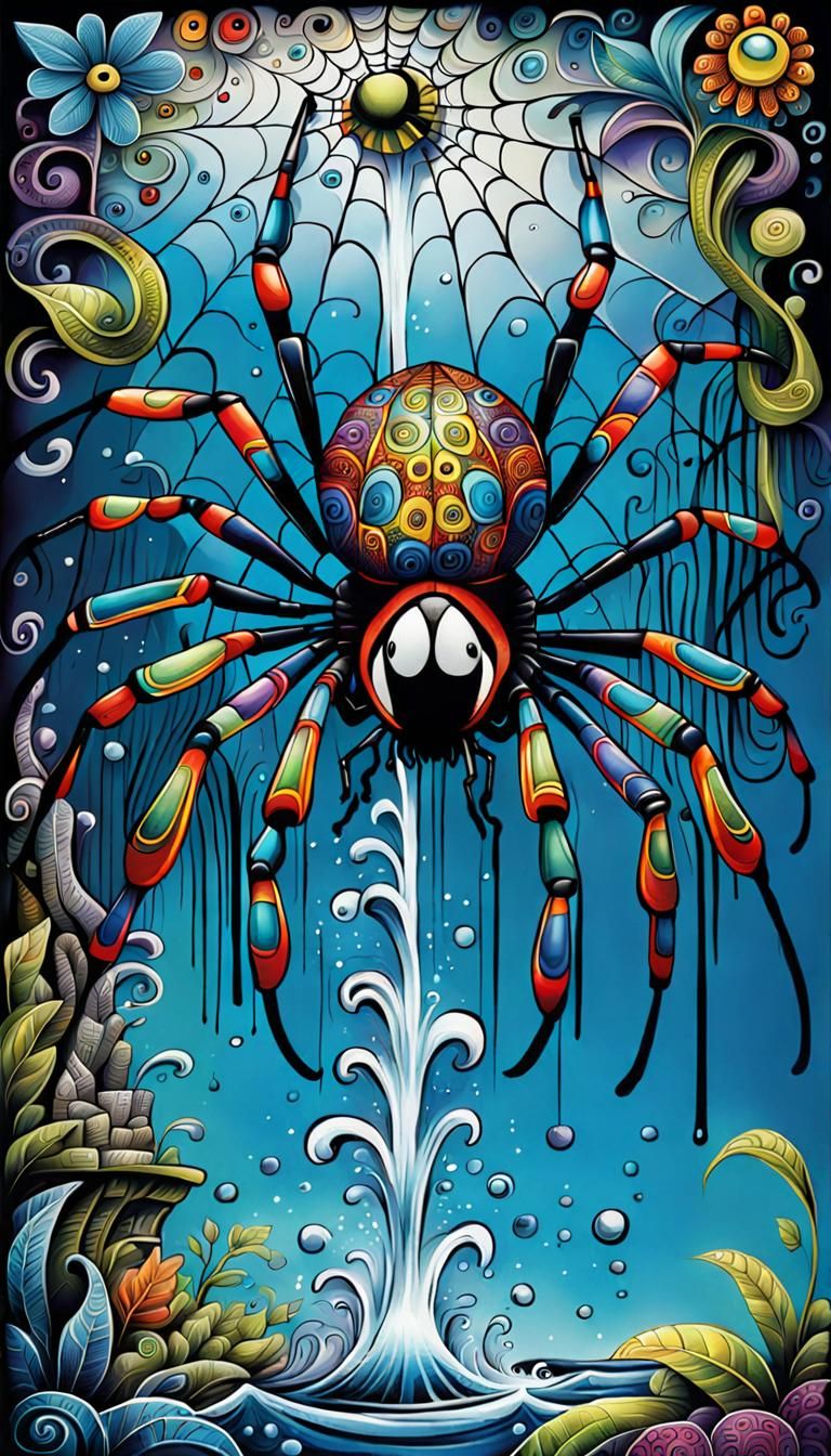 Incy Wincy Spider Climbed up the Water Spout