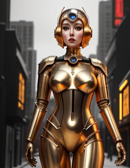Robot Maria in Metropolis Style