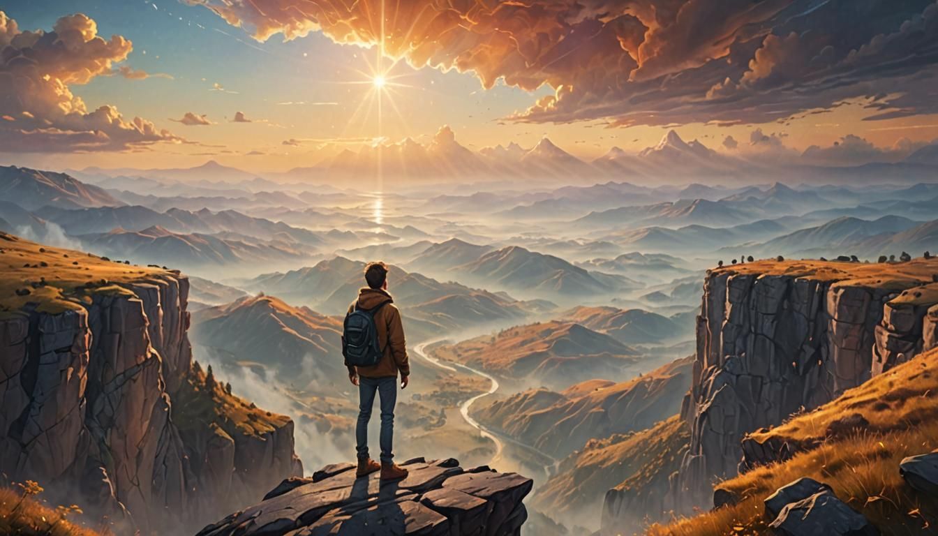 Surreal Landscape: Dreamlike Digital Art in 8K