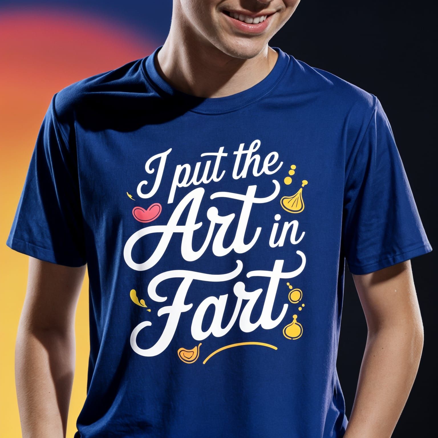 Youthful Humor Shines in Sunset Glow