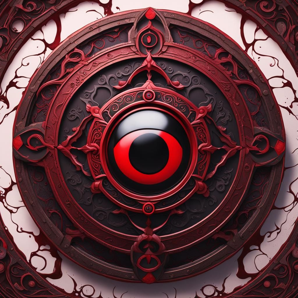 Eternal Mangekyou Sharingan in Detailed Matte Painting