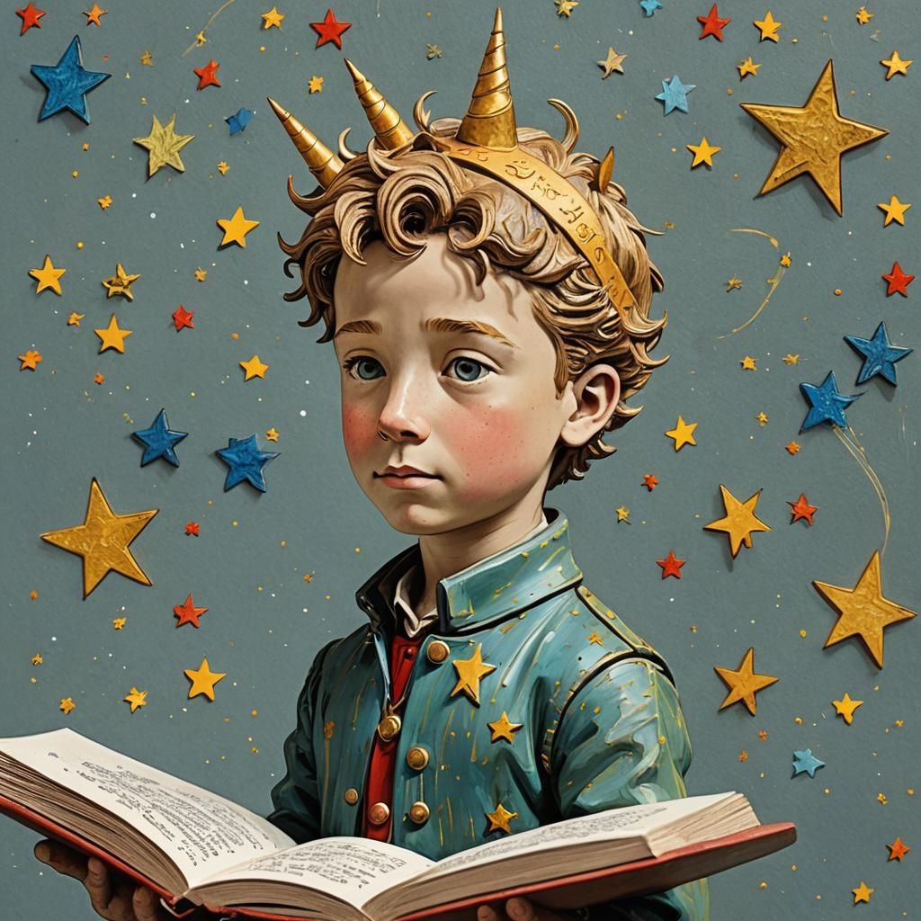 Bookish Mind with Tintin and Van Gogh Influences