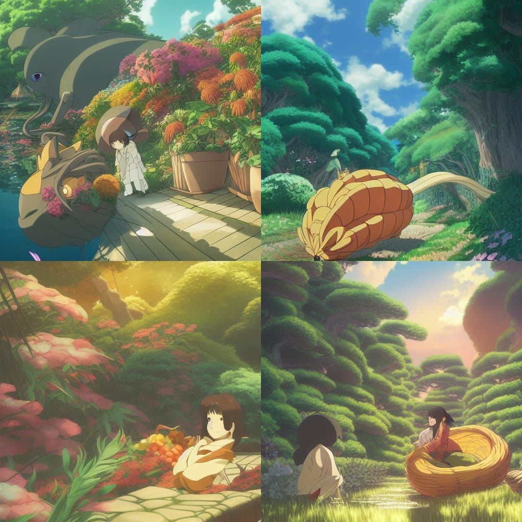 Cornucopia in Anime Style, Ghibli Key Visual