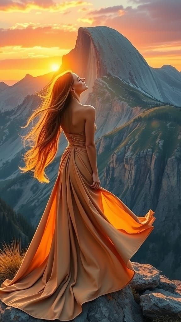 Dreamy Morning Kiss in Earthy Hues