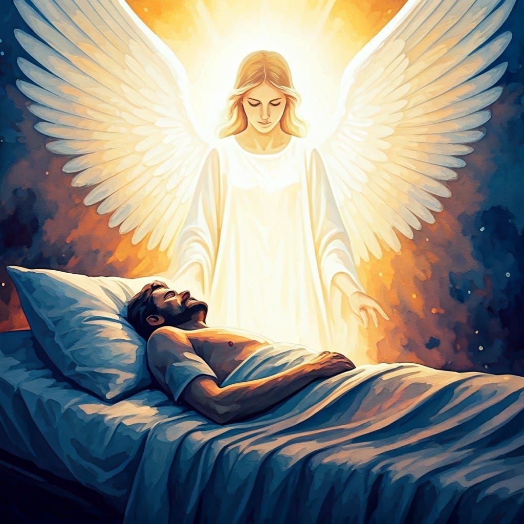 Angel of Death in Watercolor