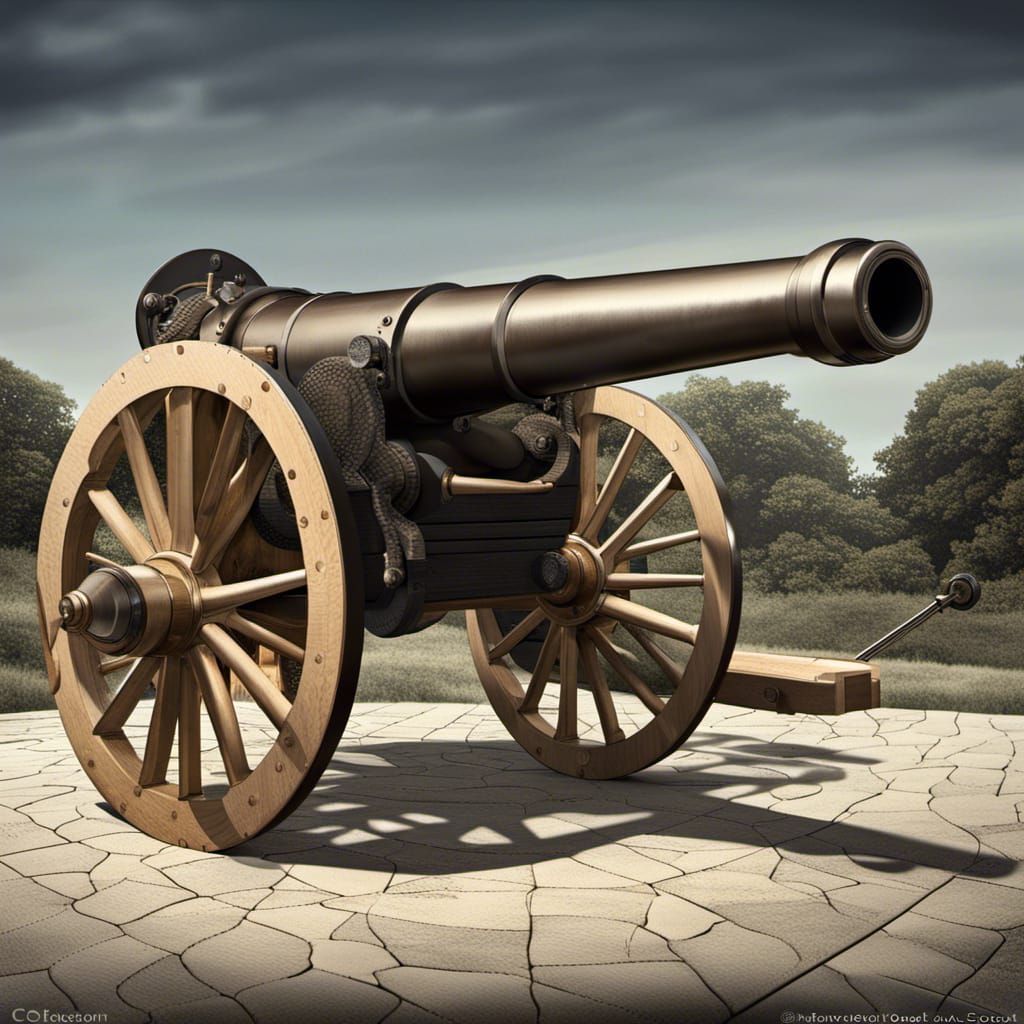 Detailed Image of an American Cannon