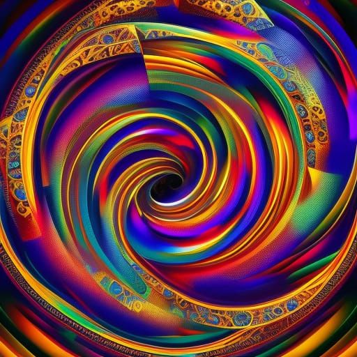 Clockpunk Origami Sculpture in Picasso Style