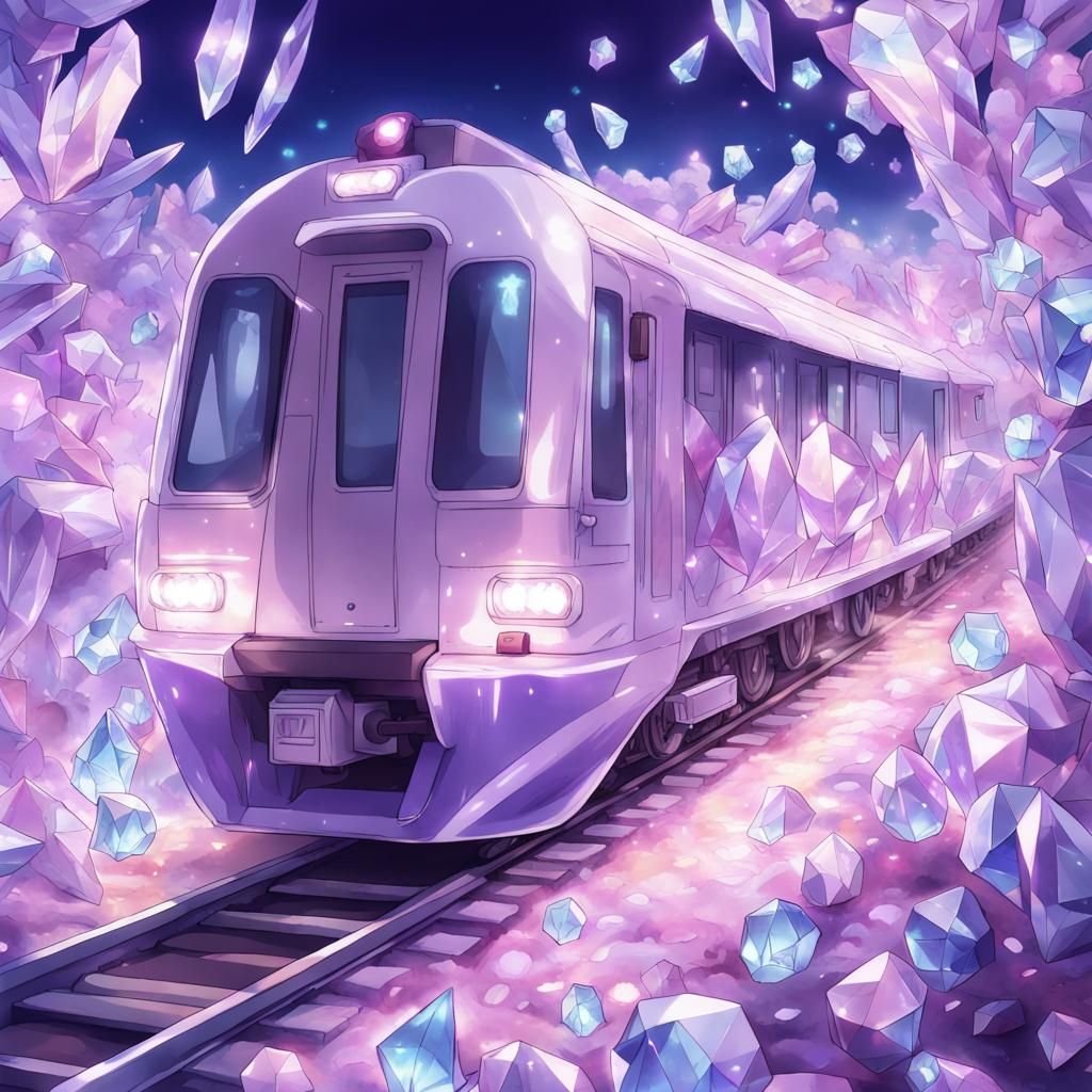 Crystal Train in Anime Style