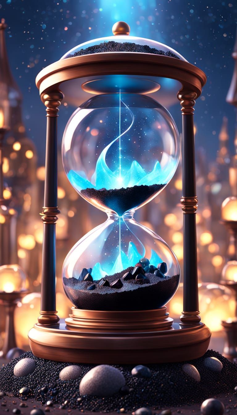 Cosmic Hourglass in Shimmering Detail