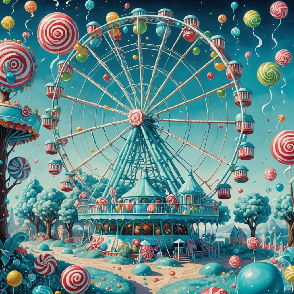 Magical Candyland Ferris Wheel