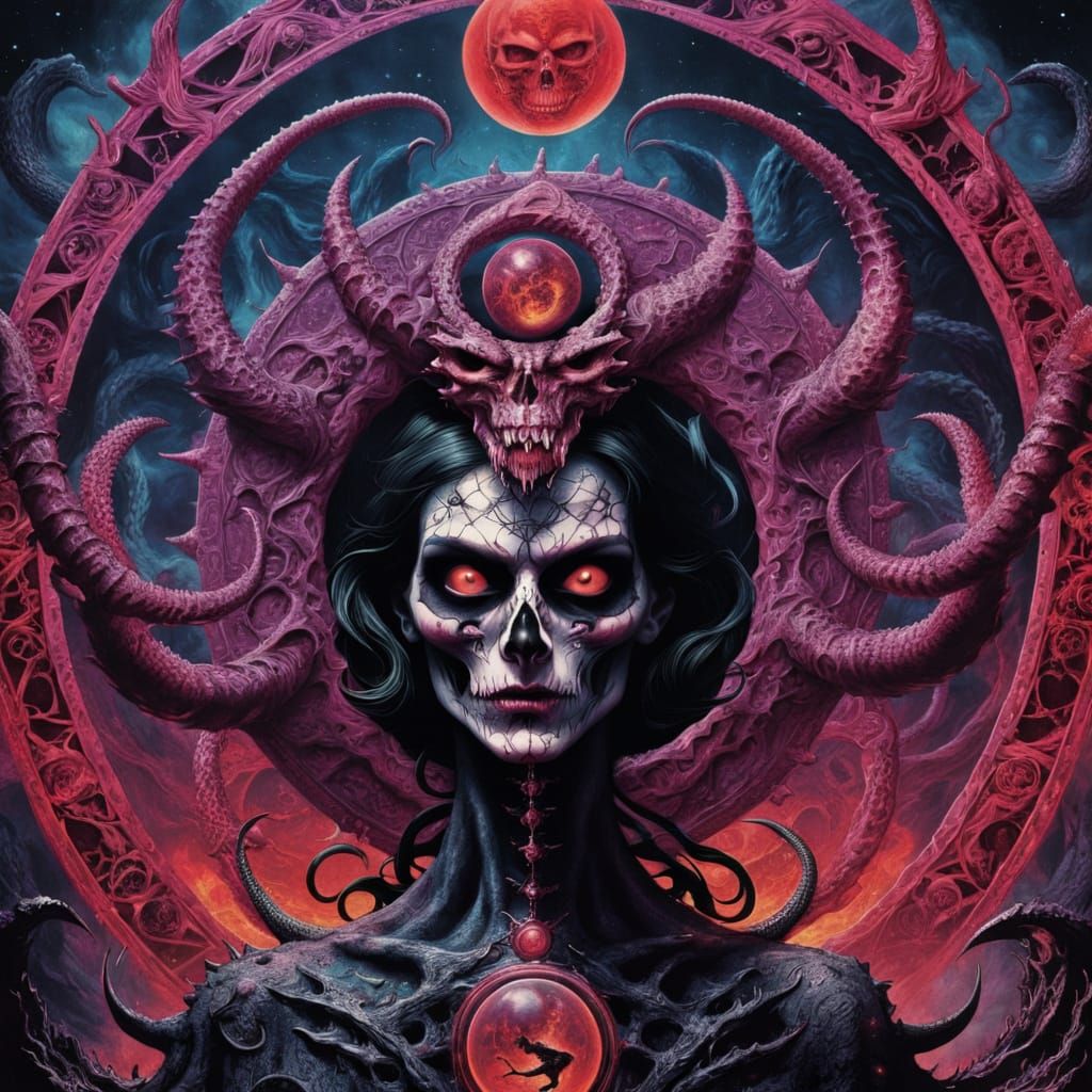 Satanic Impressionism: Ouroboros in Deathly Space