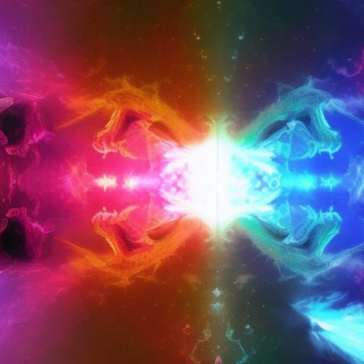 Fiery Icy Heart: Detailed Fantasy Concept Art