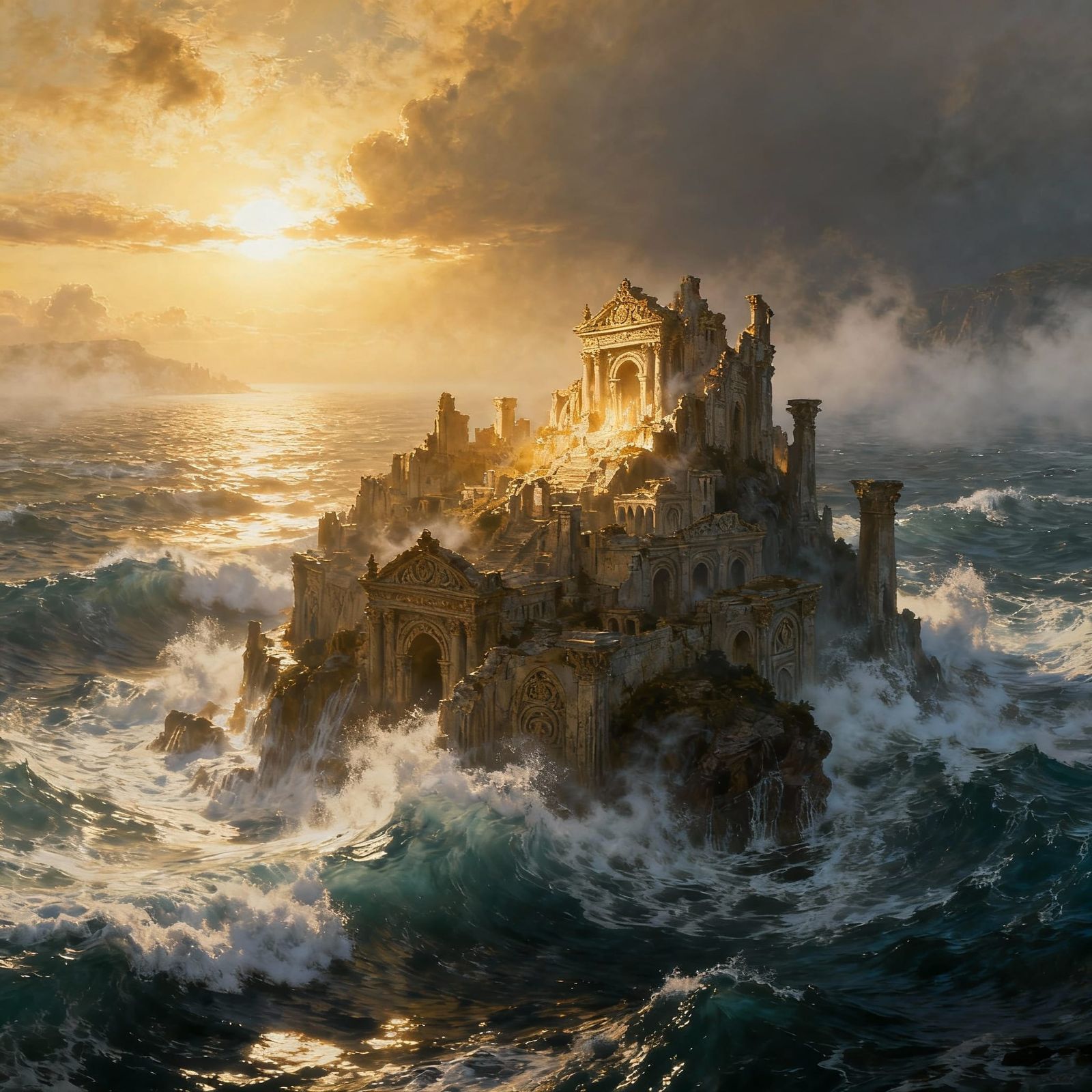 City Emerges From The Ocean Depths