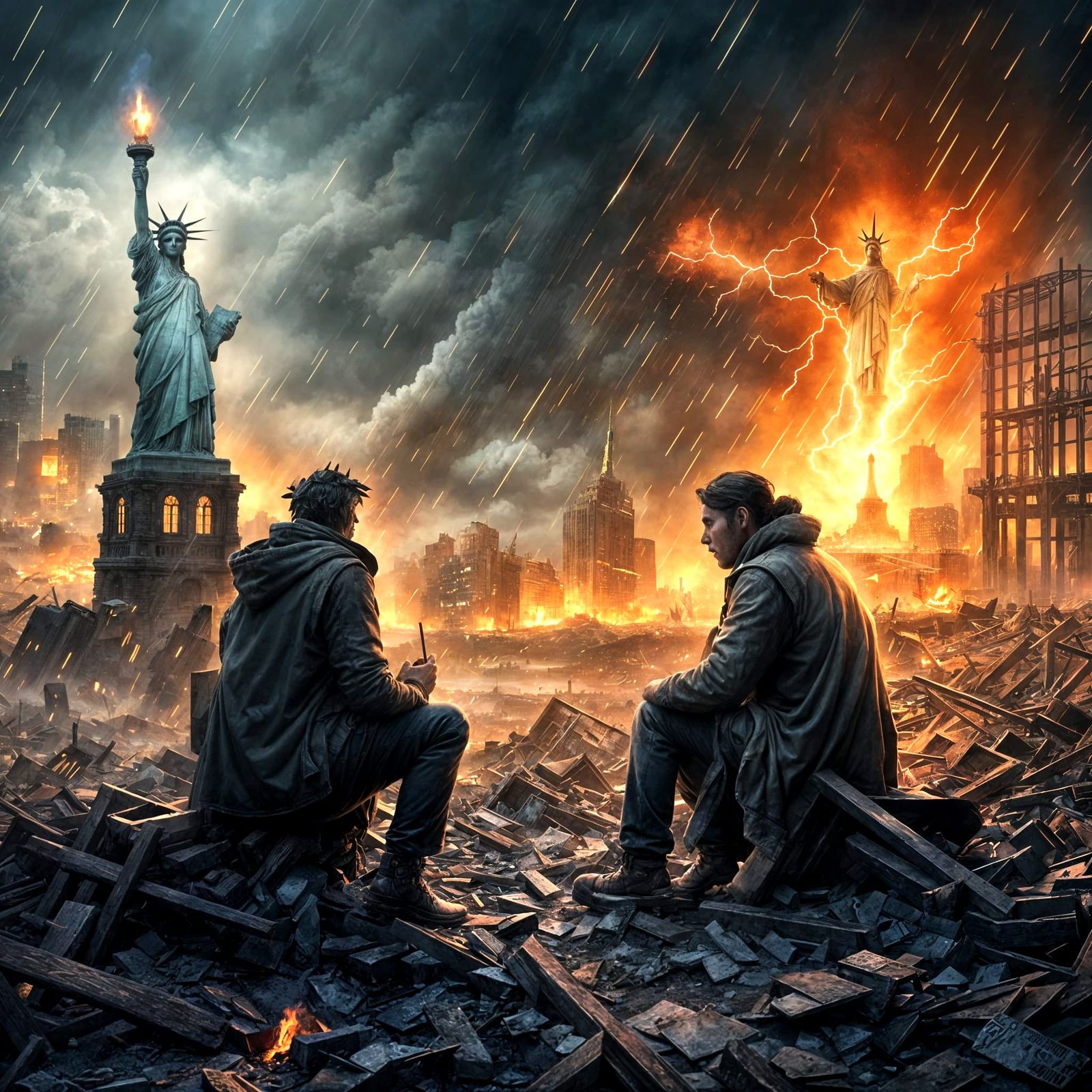 Give me your tired, your poor,
Your huddled masses yearning to breathe free,
The wretched refuse of your teeming shore.
...