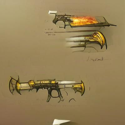 Futuristic Weapon Concept Art: Advanced Technology
