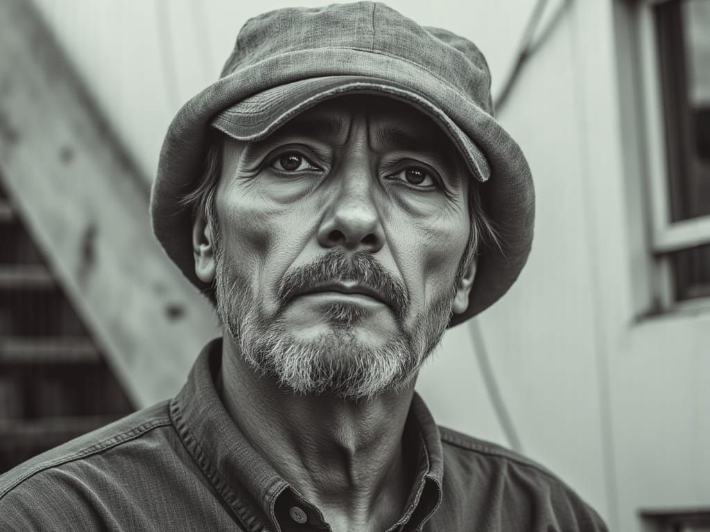 Surreal Moody Portrait of a Weary Soul