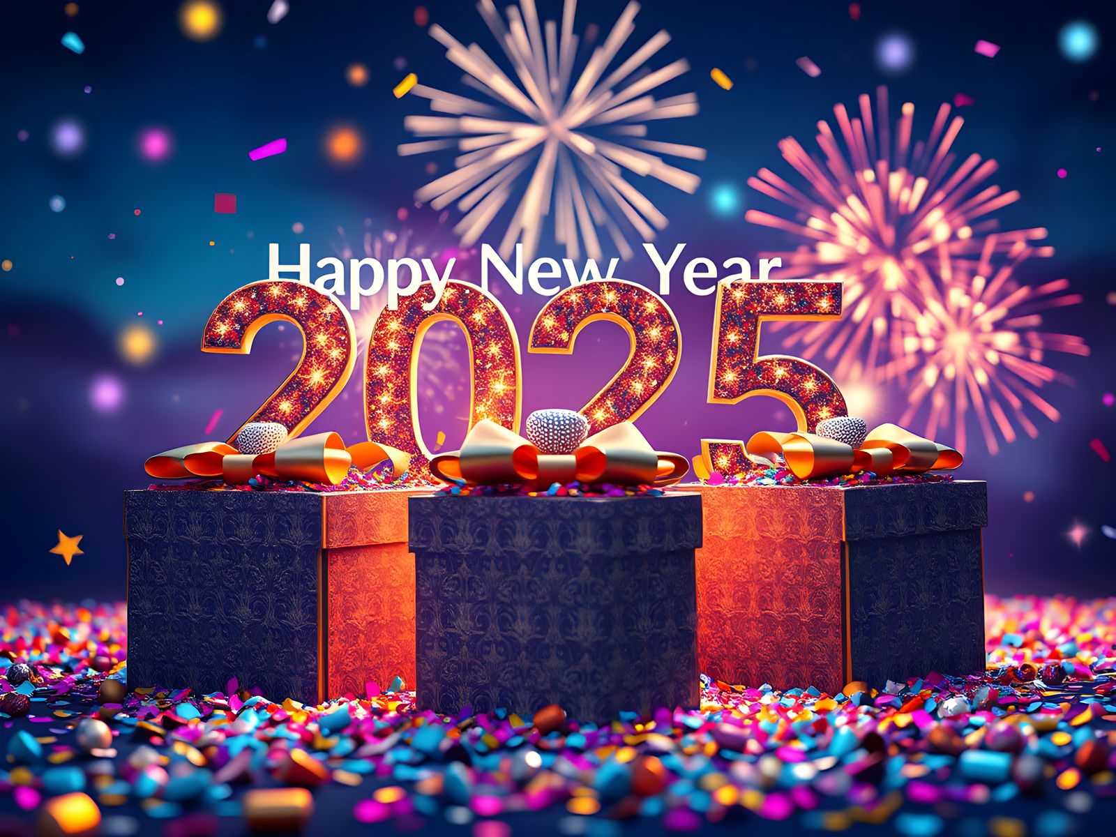 Happy New Year 2025: Detailed Fantasy Concept Art