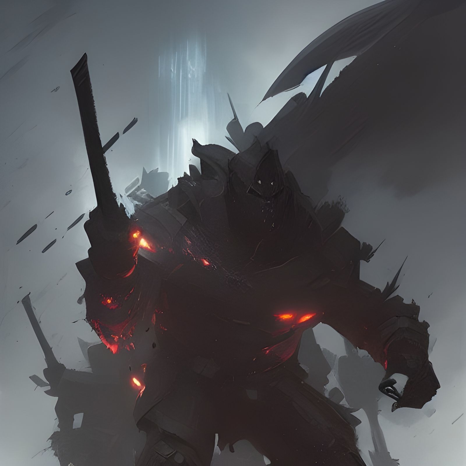 Sinister Fight War Illustration