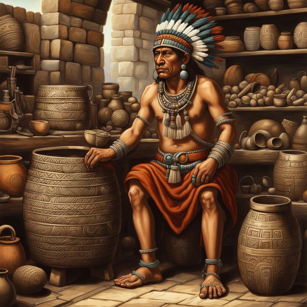 Aztec Merchant in the Industrial Age