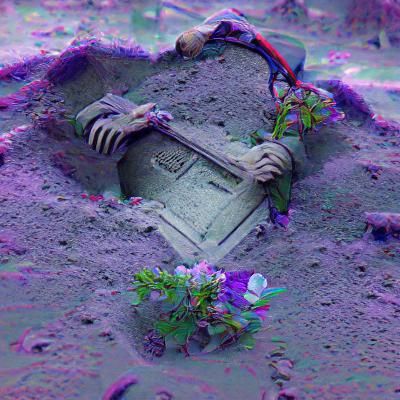 Hand from Grave: Hopeful Gothic Art