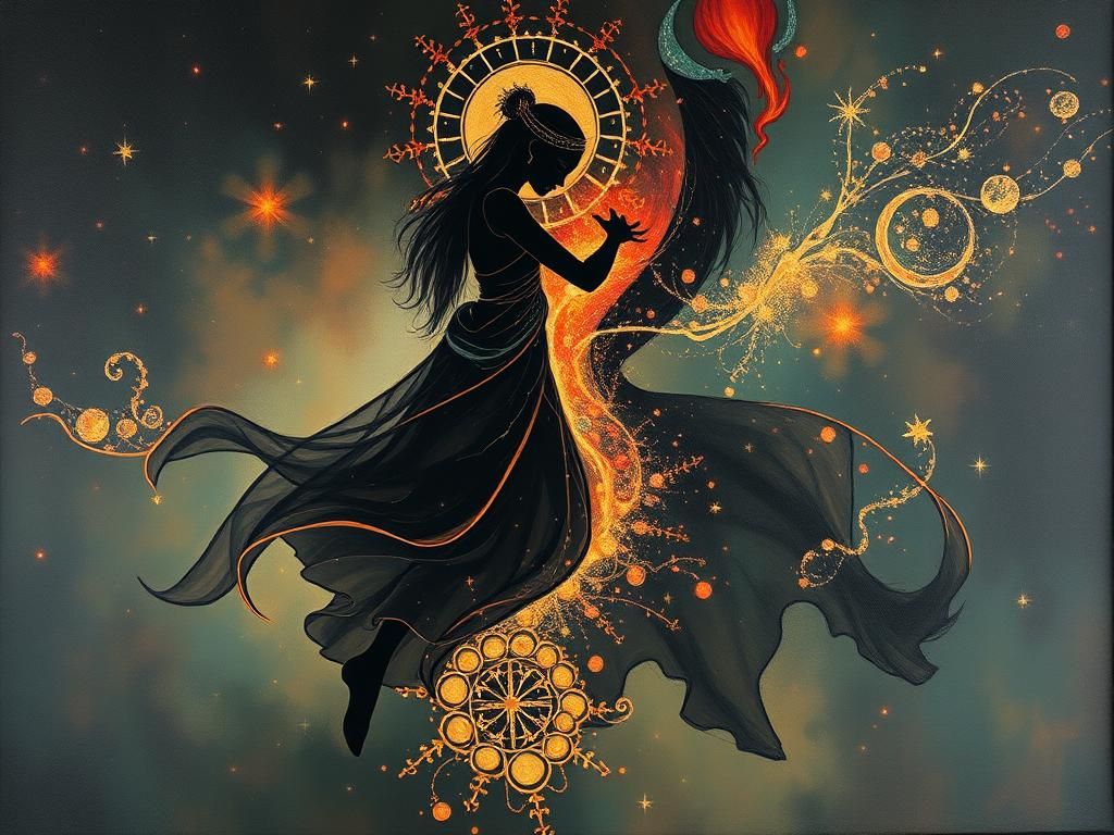 Velvet Painting: Heartache of Joyous Sorrow Dance