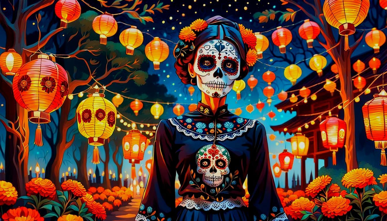 Festive Night: Halloween, Dia De Los Muertos, Diwali