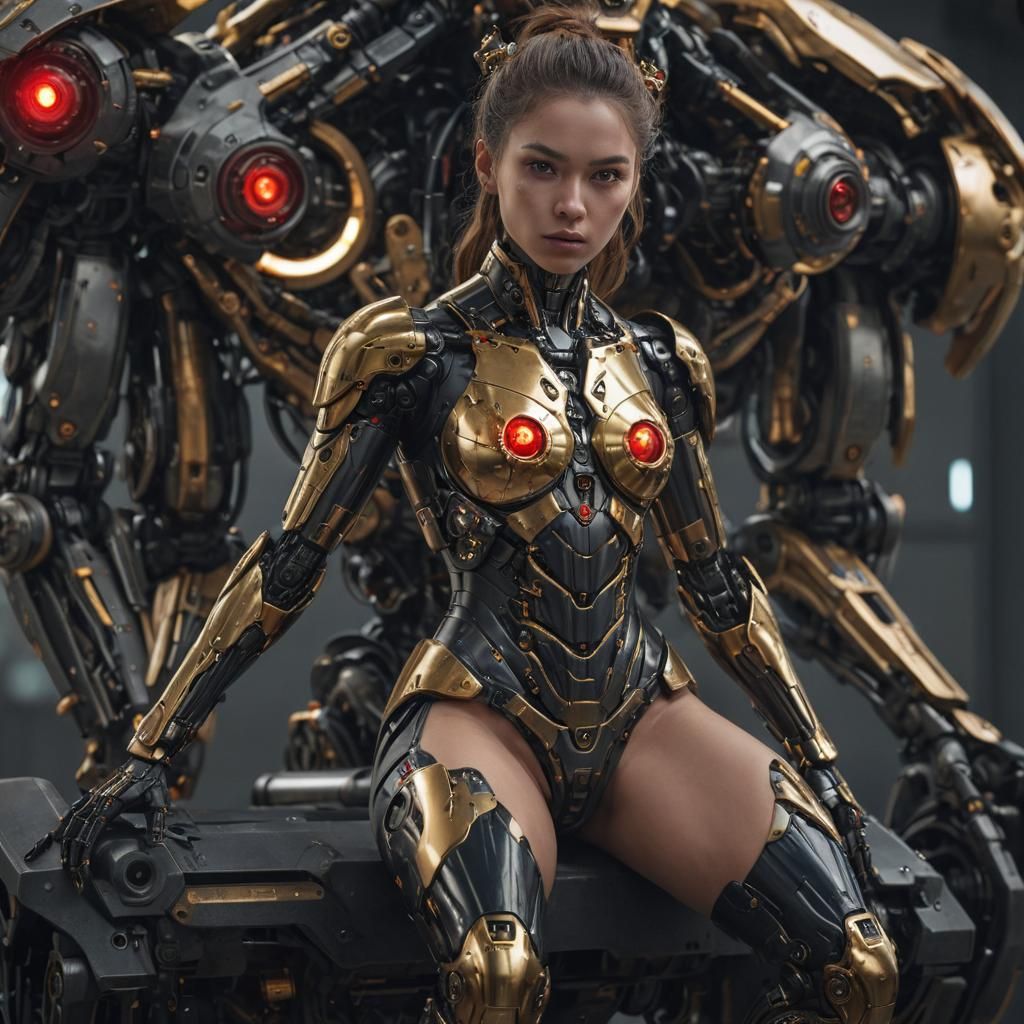 Prompt is "Red glowing eyes"