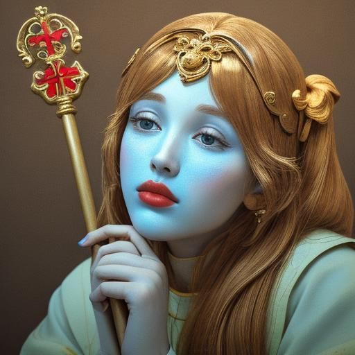 Abstract Venus Image Inspired by Simple Prompt