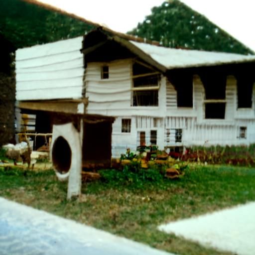 AI Generated Image of a Simple Homestead