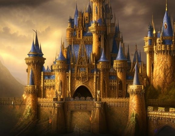 Epic Fantasy Castle: Digital Matte Painting